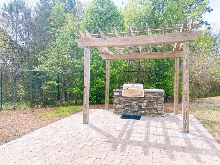 paved grilling area at apartments in Fayetteville NC
